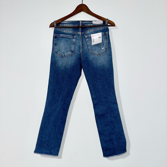 VERVET By Flying Monkey Mid Rise Carlene Straight Jeans - Picture 8 of 11